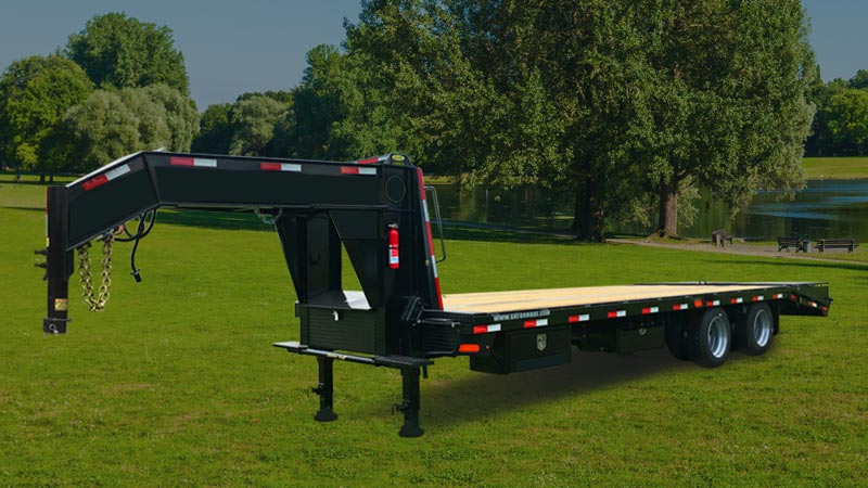 remorque plate-forme de 30 pieds